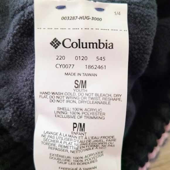 NWT Columbia Cabled Cutie Youth Winter Beanie - S/M - Picture 5 of 5